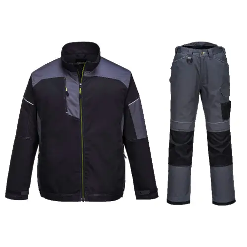 Ubranie robocze bluza+spodnie do pasa/spodnie z kieszeniami kaburowymi/ogrodniczki (T603, T601, T602, PW346)